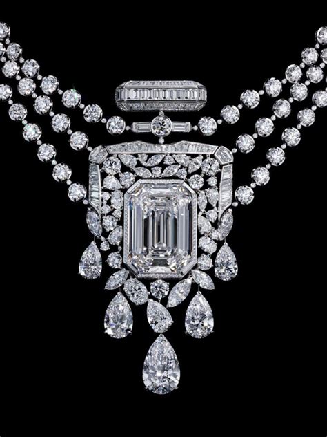 chanel 55.55-carat diamond necklace price|chanel gold burst necklace.